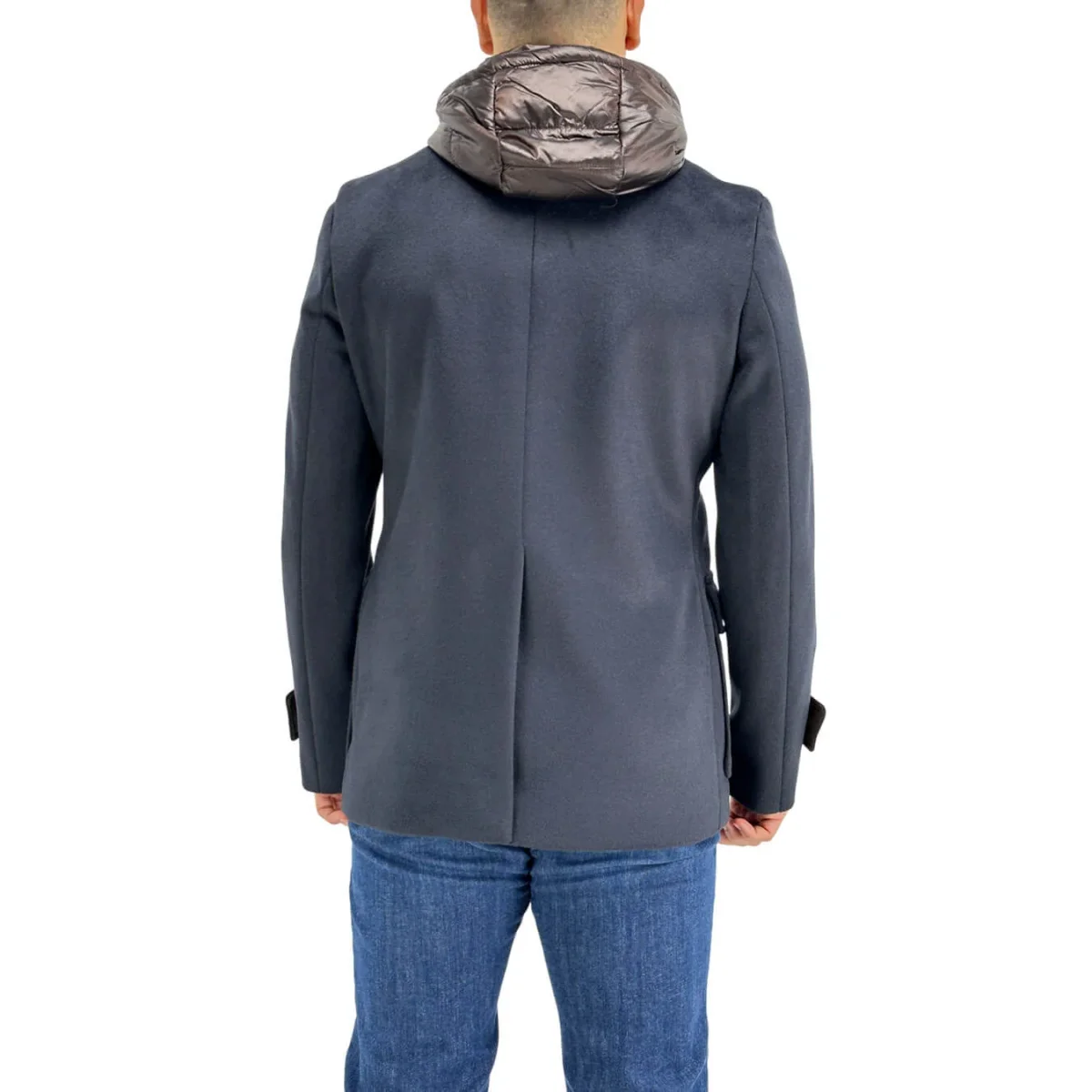 Markup, Caban Doppiopetto, Uomo, Poliestere, Blu - immagine 7
