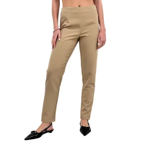 Koralline Pantaloni Donna, Modello Basic, Tessuto Misto, Beige